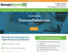 Tablet Screenshot of diamondsalon.com
